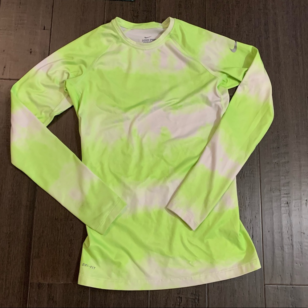 Nike Combat Pro Tie Dye Long Sleeve